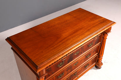 Edle Gründerzeit Kommode Jugendstil Antik Sideboard Schubladenkommode Wäschekommode