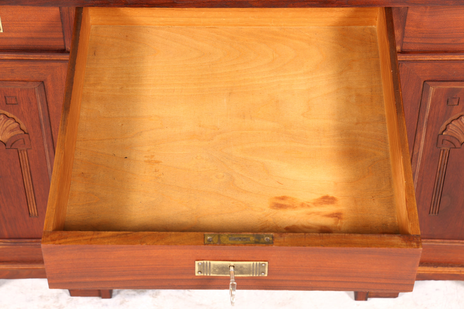 Traumhafter Jugendstil Schreibtisch Gründerzeit Bürotisch echt Holz Desk Office Table