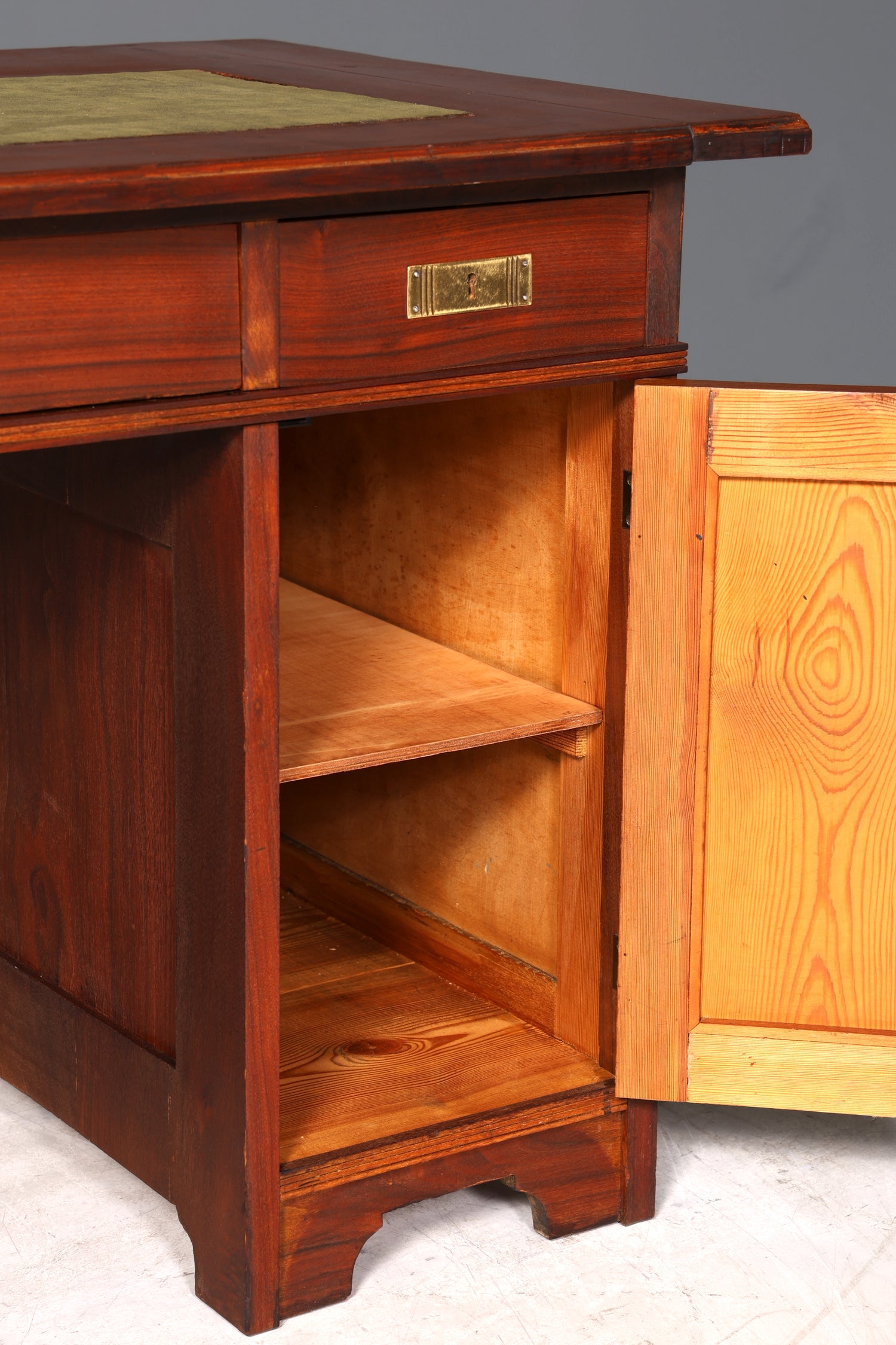 Traumhafter Jugendstil Schreibtisch Gründerzeit Bürotisch echt Holz Desk Office Table