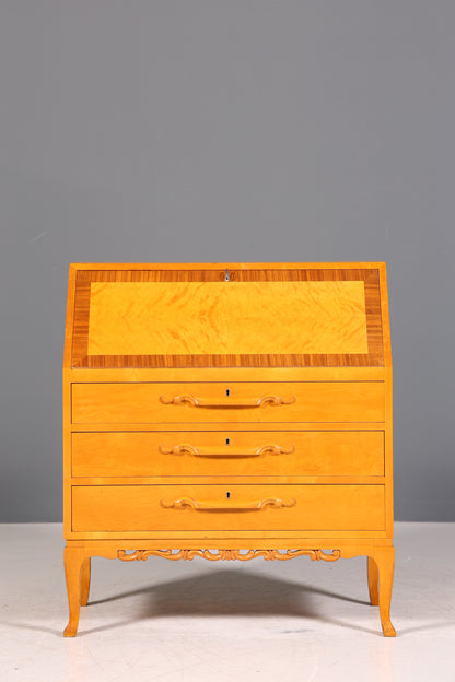 Traumhafter Sekretär um 1930 Büro Kommode Echt Holz Schreibtisch Schreibkommode Antik Stil