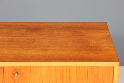 Stilvolles Mid Century Highboard echt Holz Schrank Retro Sideboard Regal Kommode