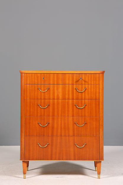 Wunderschöne Mid Century Kommode Vintage Vertiko 60s 70s Schrank Schubladenkommode