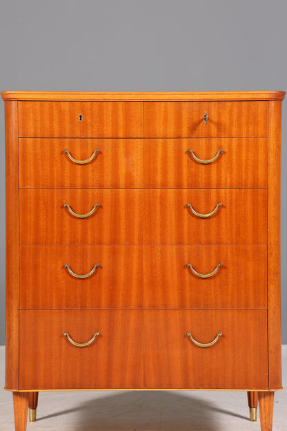 Wunderschöne Mid Century Kommode Vintage Vertiko 60s 70s Schrank Schubladenkommode
