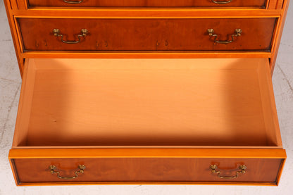 Wunderschöner Englischer Sekretär Büro Aufsatzsekretär Eibe Antik Stil Vitrinen Schrank UK