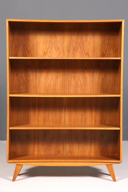 Wunderschönes Original Musterring Regal Mid Century Bücherregal Retro echt Holz Buchablage 1 von 2
