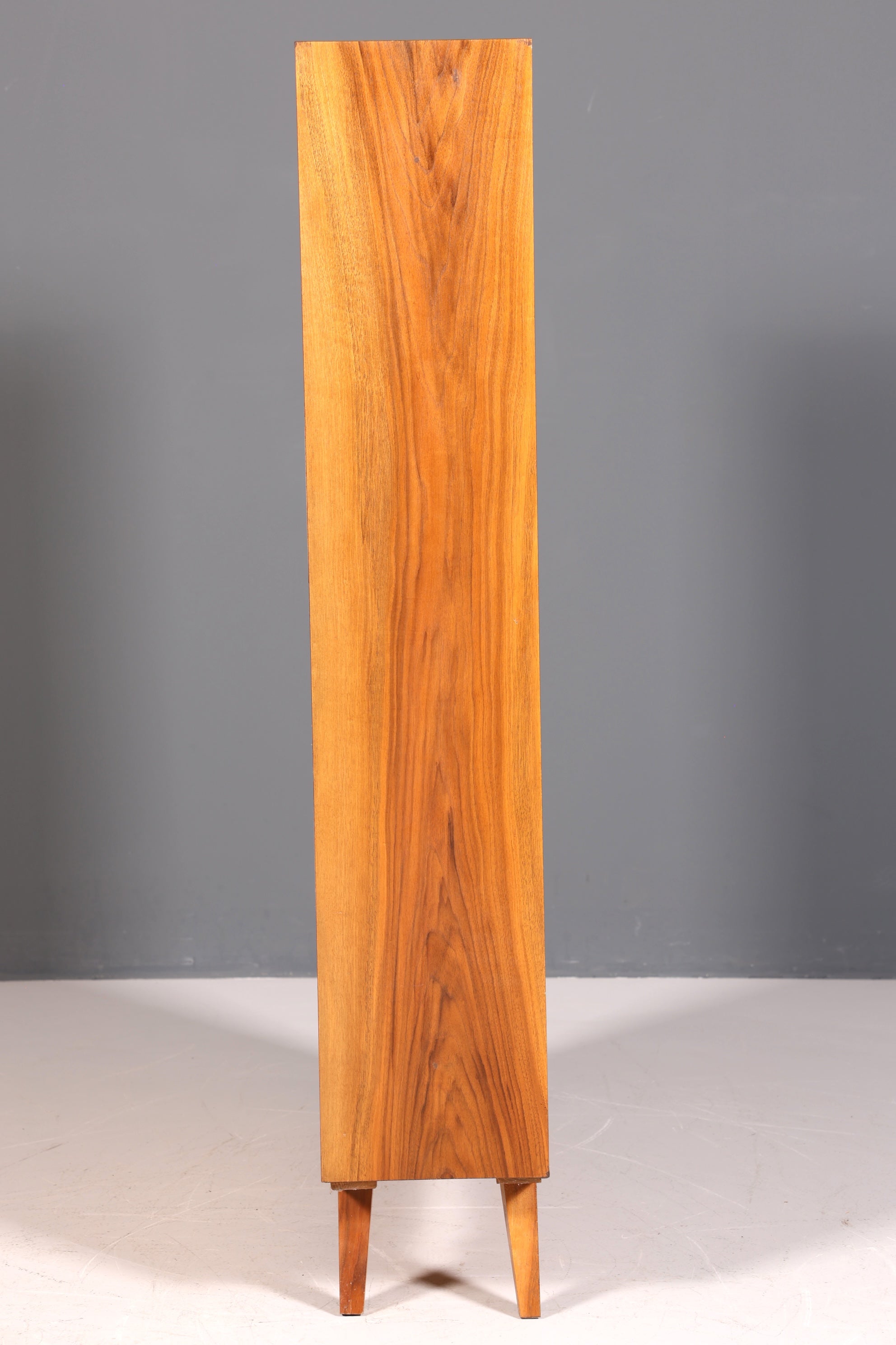 Wunderschönes Original Musterring Regal Mid Century Bücherregal Retro echt Holz Buchablage 1 von 2