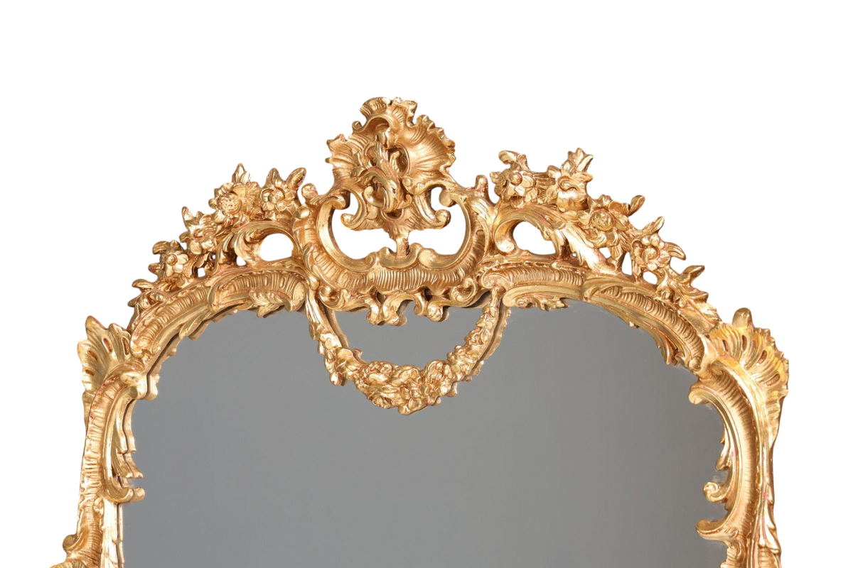 Barock Wandspiegel Gold Ornament Prunk