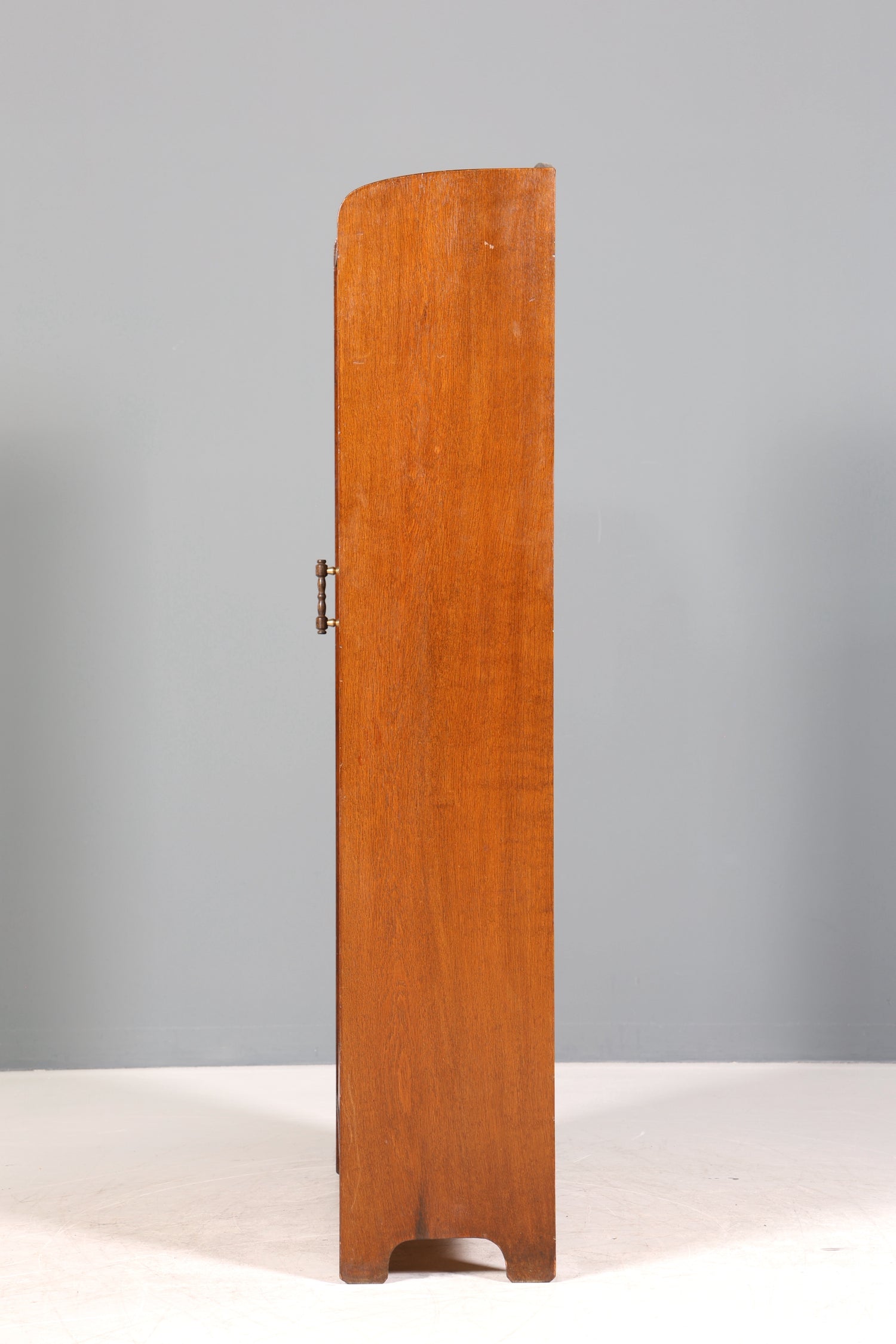 Wunderschöne Jugendstil Vitrine Antike Holz Bücherschrank Eiche Antik Schrank Geschirrschrank