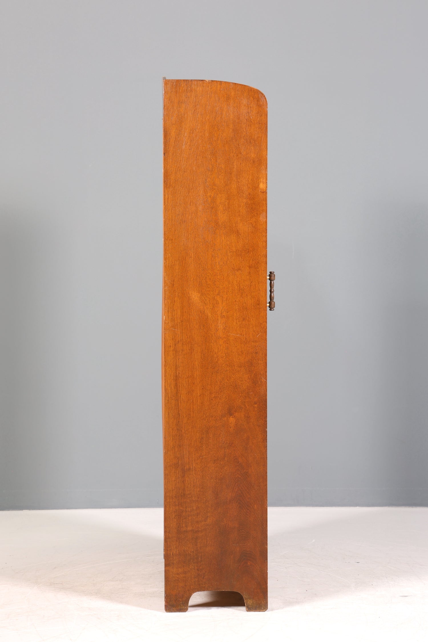 Wunderschöne Jugendstil Vitrine Antike Holz Bücherschrank Eiche Antik Schrank Geschirrschrank
