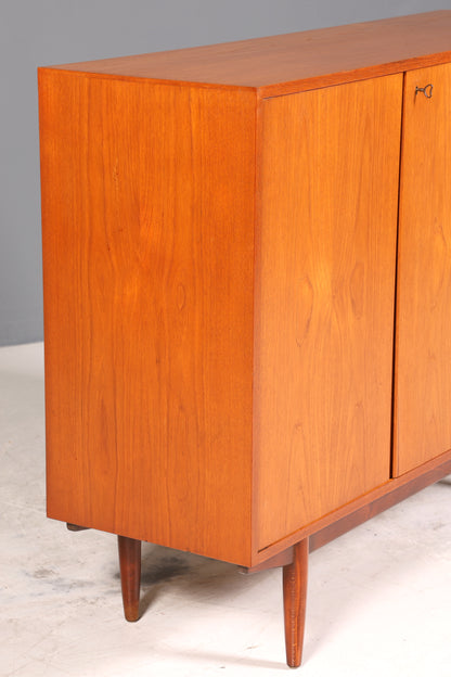 Wunderschönes Mid Century Highboard Teak Holz Schrank Büro Kommode 60er Jahre