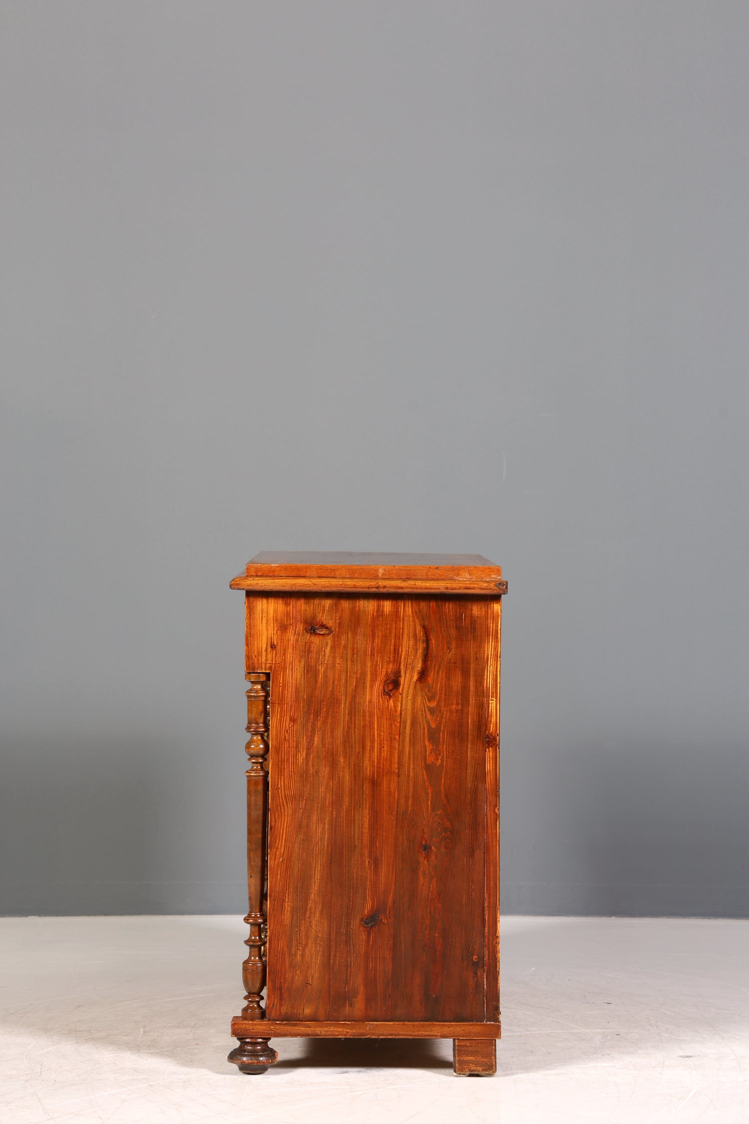 Wunderschöne Gründerzeit Kommode Louis Philippe Nussbaum Schubladen Kommode Sideboard um 1880