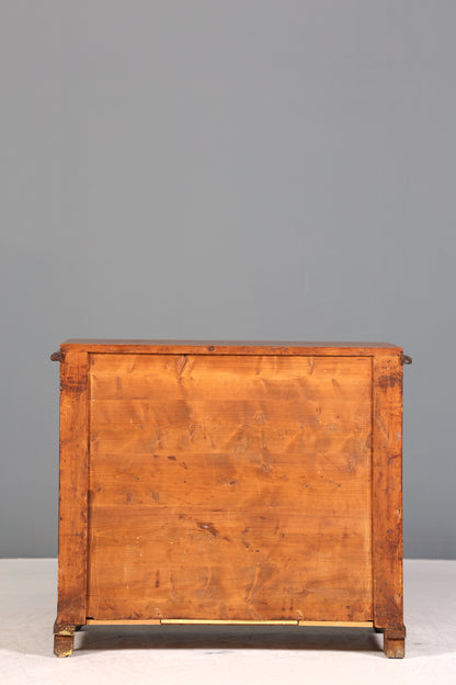 Wunderschöne Gründerzeit Kommode Louis Philippe Nussbaum Schubladen Kommode Sideboard um 1880