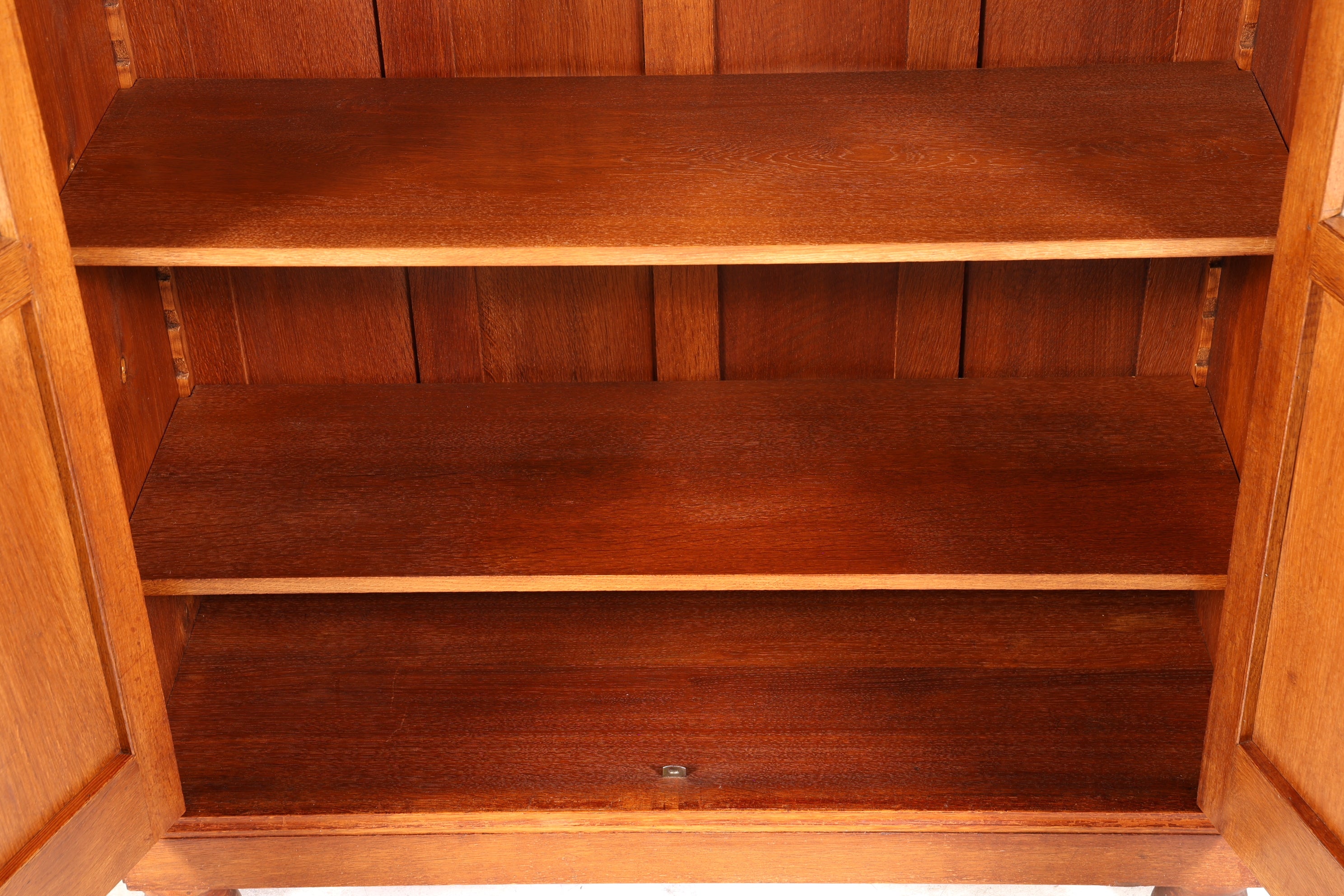 Traumhafte Jugendstil Vitrine Antike Holz Bücherschrank Eiche Antik Schrank Geschirrschrank