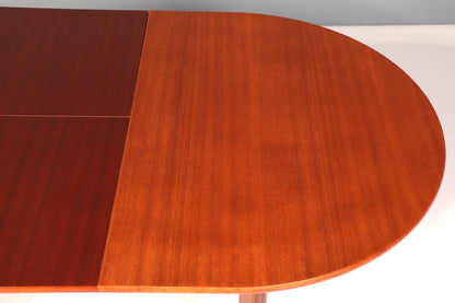 E892 Finish Schlichter Mid Century Esstisch ausziehbarer Vintage Tisch Retro Küchentisch