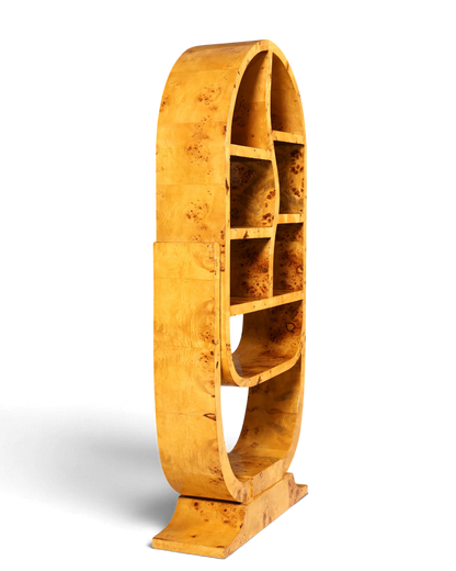 Stilvolles Art Deco Design Bücherregal Kult Regal Bookshelf Buchablage Regal