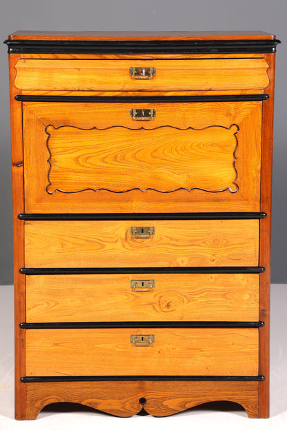 Traumhafter Louis Philippe Sekretär um 1880 Gründerzeit Antik Schrank Chiffoniere