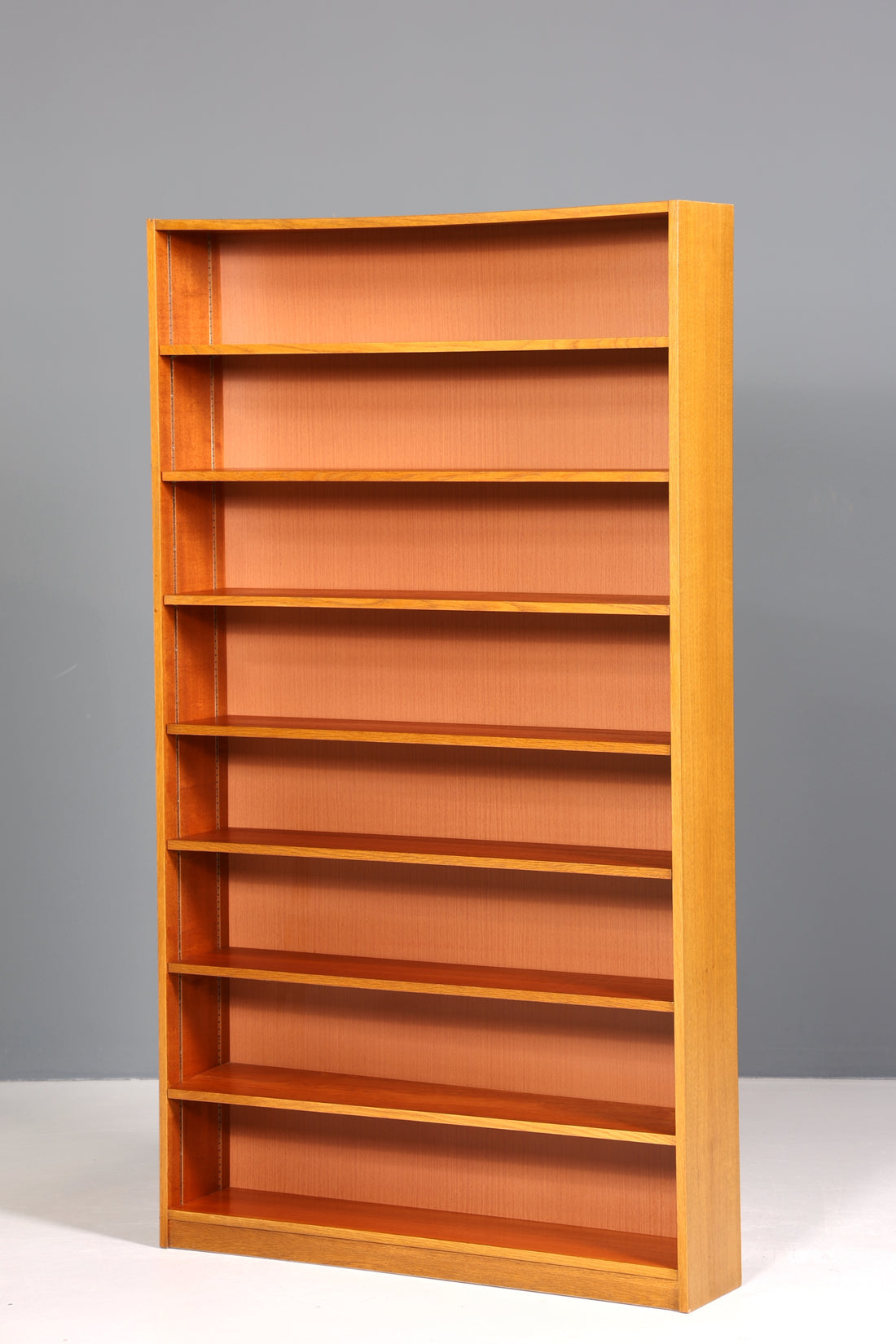 Schlichtes XXL Mid Century Regal Vintage Bücherregal Schrank Buchablage 60s Bookshelf 3 von 5