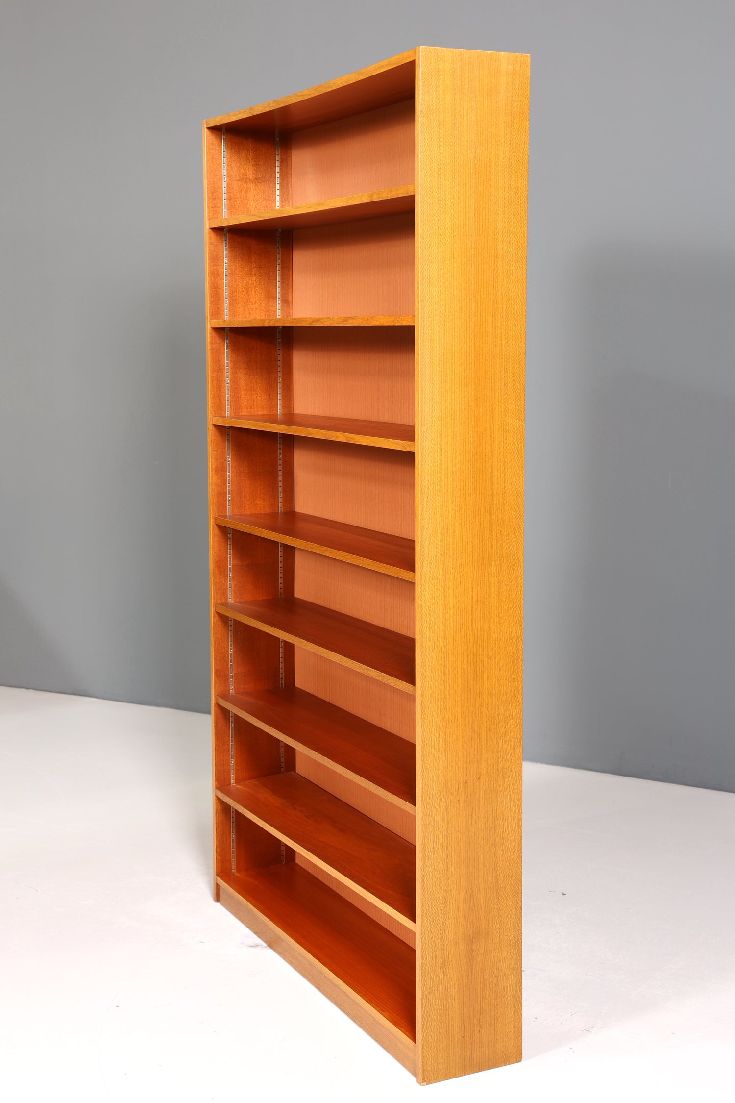 Schlichtes XXL Mid Century Regal Vintage Bücherregal Schrank Buchablage 60s Bookshelf 3 von 5
