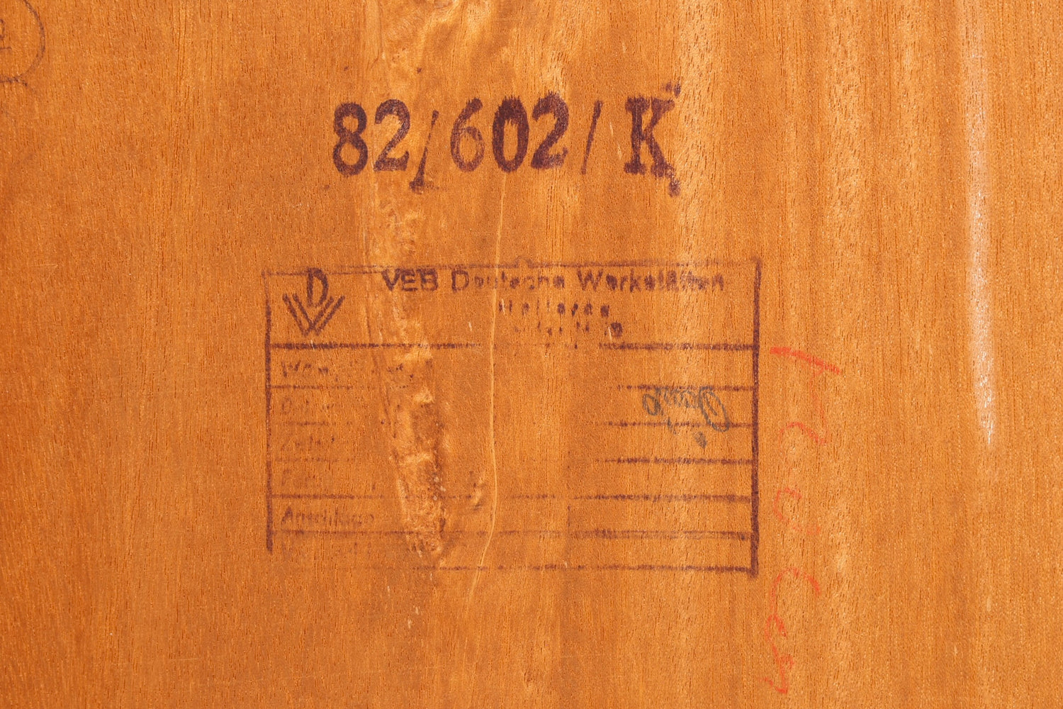 Original Hellerau Franz Ehrlich 602 Sideboard Mid Century TV Schrank VEB