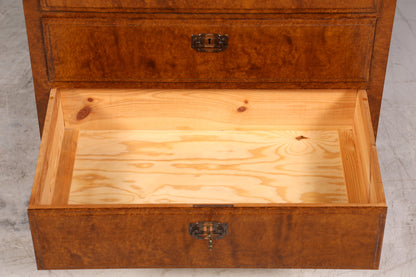 E905 Finish Wunderschöne Art Deco Stil Kommode um 1940 Sideboard Schubladenkommode