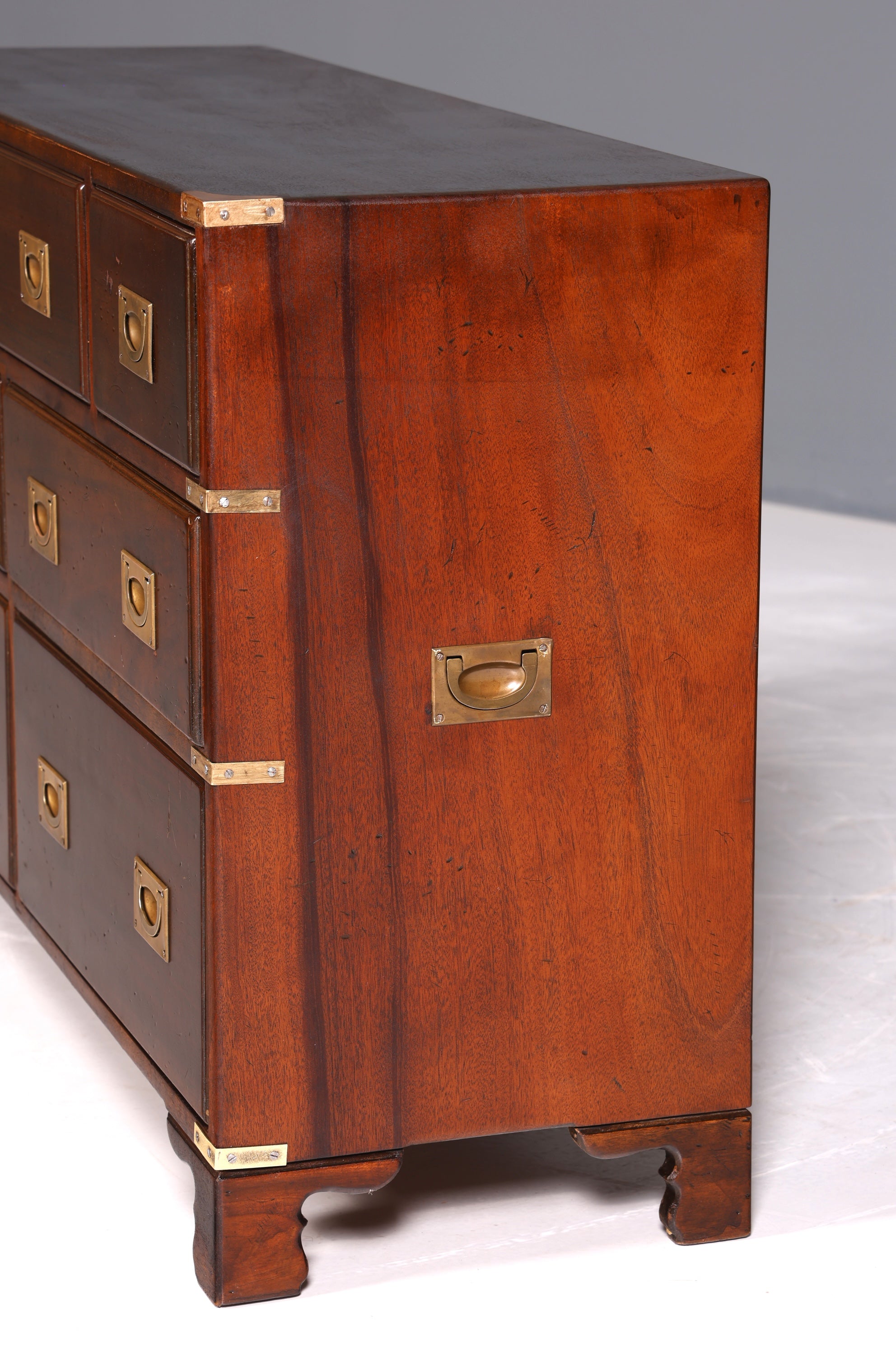 Traumhaftes Maritim Sideboard Englische Schiffs Kommode Englisch Antik Schrank Military Chest