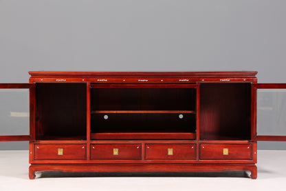 Seltenes Chinesisches Sideboard Vitrine Kommode China Asia Tv Hifi Schrank Buffet Anrichte - Sideboard