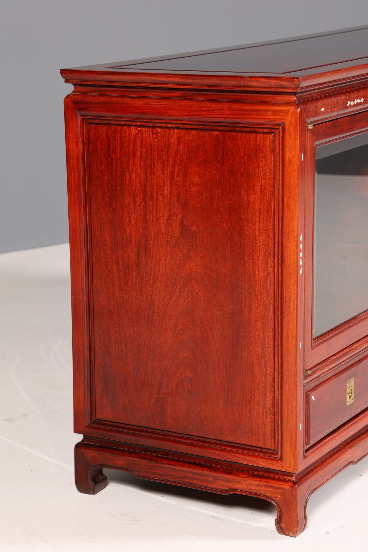 Seltenes Chinesisches Sideboard Vitrine Kommode China Asia Tv Hifi Schrank Buffet Anrichte - Sideboard