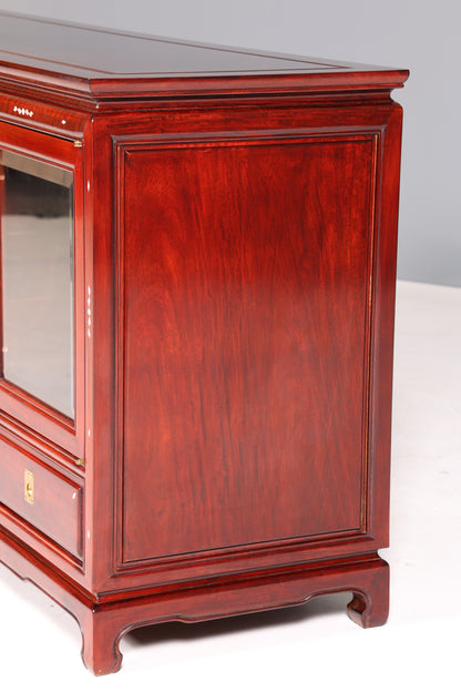 Seltenes Chinesisches Sideboard Vitrine Kommode China Asia Tv Hifi Schrank Buffet Anrichte - Sideboard