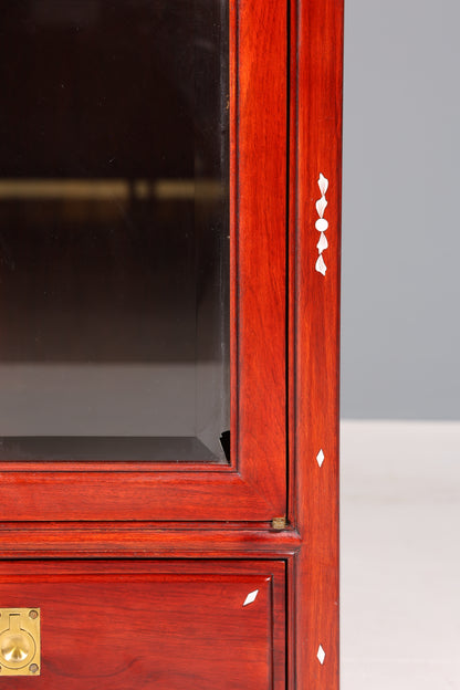 Seltenes Chinesisches Sideboard Vitrine Kommode China Asia Tv Hifi Schrank Buffet Anrichte - Sideboard