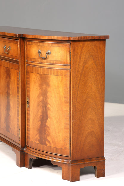 E912 Finish cm Wunderschönes Englisches Sideboard Mahagoni Schrank Antik 60s Buffetschrank Kommode