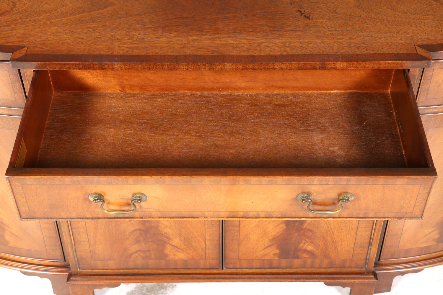 E912 Finish cm Wunderschönes Englisches Sideboard Mahagoni Schrank Antik 60s Buffetschrank Kommode