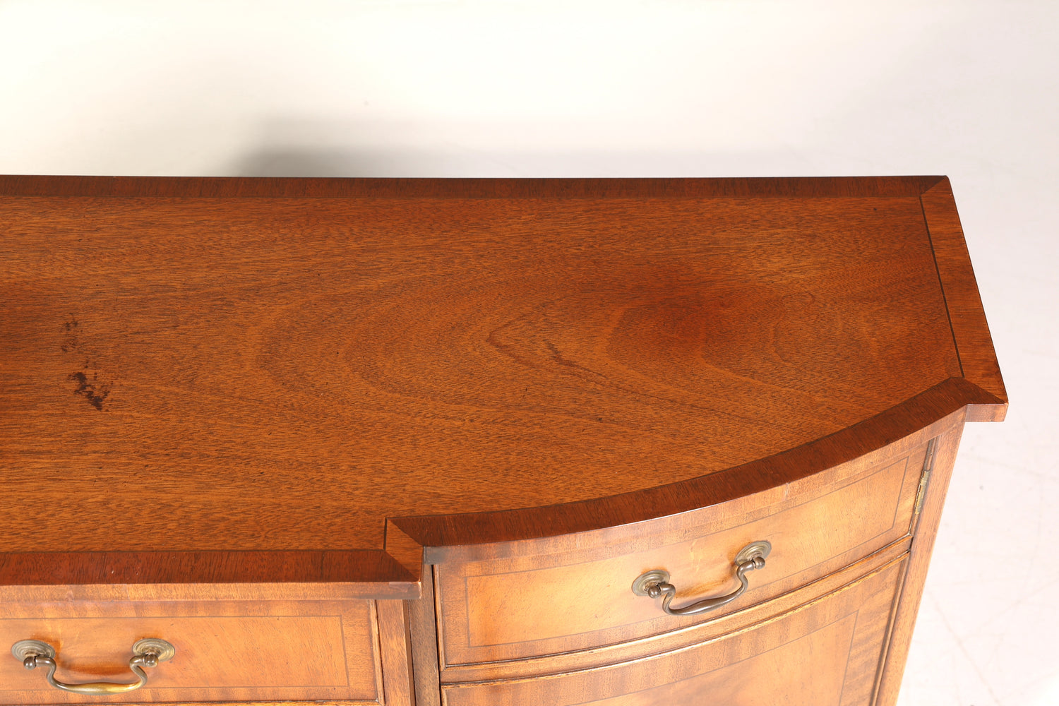 E912 Finish cm Wunderschönes Englisches Sideboard Mahagoni Schrank Antik 60s Buffetschrank Kommode