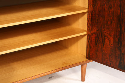 Traumhaftes Mid Century Regal Palisander Schrank Danish Design Retro Kommode Vintage Bücherregal 60er Jahre 1 von 2