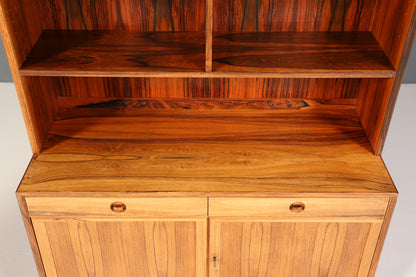 Traumhaftes Mid Century Regal Palisander Schrank Danish Design Retro Kommode Vintage Bücherregal 60er Jahre 2 von 2