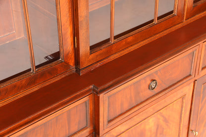 E916 Finish cm Wunderschöne Englische Vitrine Bibliothek Bücherschrank UK Buffet Schrank 60s Jahre
