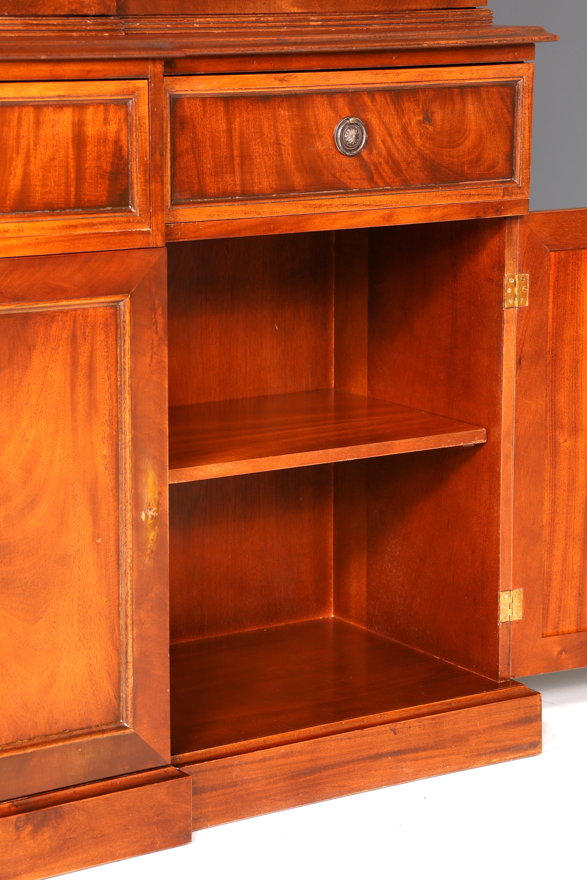 E916 Finish cm Wunderschöne Englische Vitrine Bibliothek Bücherschrank UK Buffet Schrank 60s Jahre