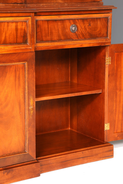 E916 Finish cm Wunderschöne Englische Vitrine Bibliothek Bücherschrank UK Buffet Schrank 60s Jahre