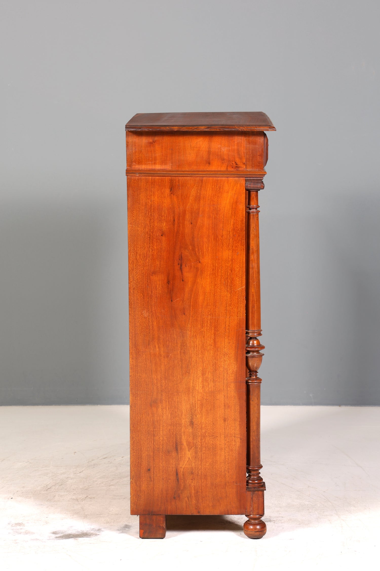 E917 Finish cm Traumhaftes Gründerzeit Vertiko Jugendstil Schrank Antik Highboard Kommode