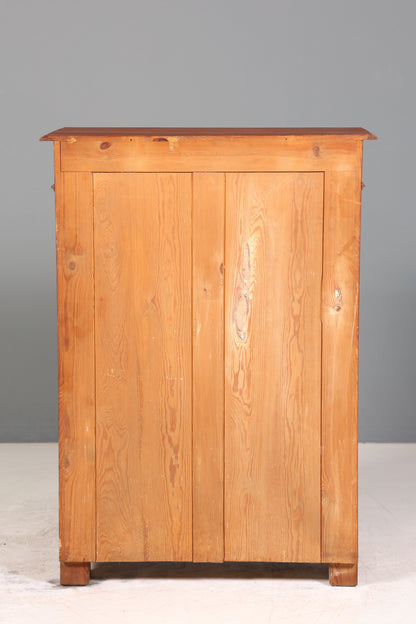 E917 Finish cm Traumhaftes Gründerzeit Vertiko Jugendstil Schrank Antik Highboard Kommode