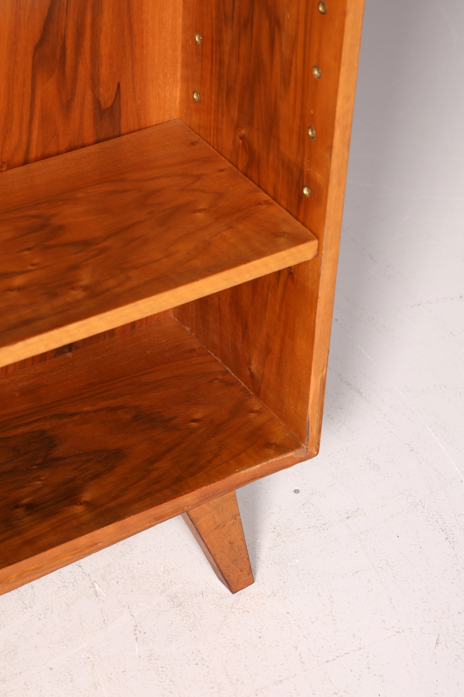 Wunderschönes Original XXL Musterring Regal Mid Century Bücherregal Retro echt Holz Buchablage