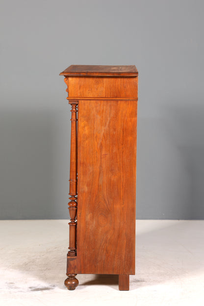 Wunderschönes Gründerzeit Vertiko Jugendstil Schrank Antik Highboard Kommode