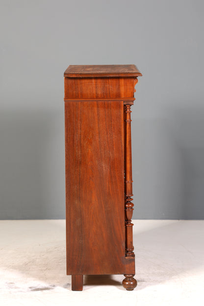 Wunderschönes Gründerzeit Vertiko Jugendstil Schrank Antik Highboard Kommode