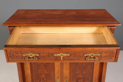 Wunderschönes Gründerzeit Vertiko Jugendstil Schrank Antik Highboard Kommode