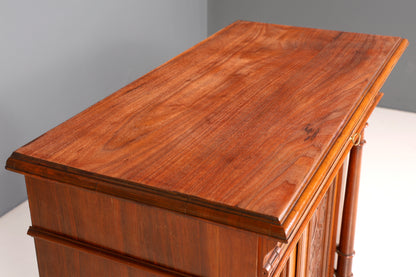 Wunderschönes Gründerzeit Vertiko Jugendstil Schrank Antik Highboard Kommode