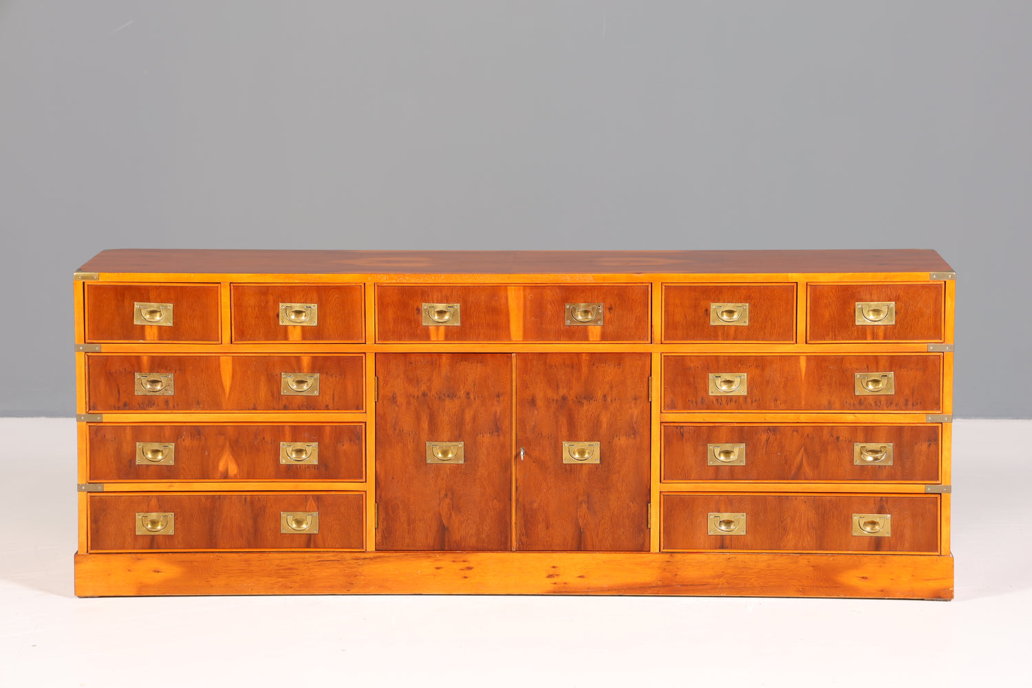 Traumhaftes Maritim Sideboard Englische Schiffs Kommode Englisch Antik Schrank Military Chest