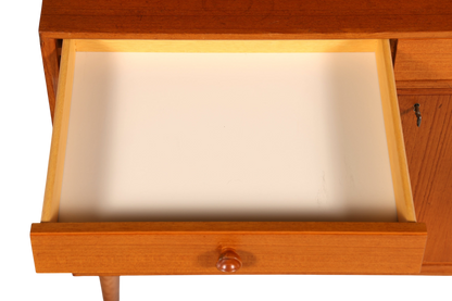 Wunderschönes Mid Century Regal Danish Design Teak Holz Schrank Retro Bücherregal Kommode 1 von 2