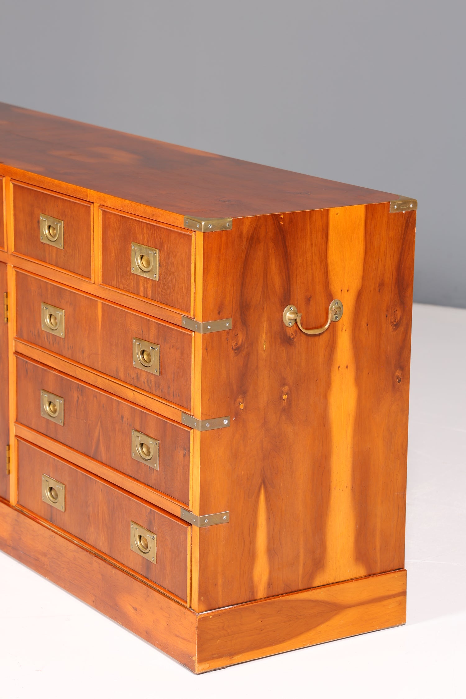 Traumhaftes Maritim Sideboard Englische Schiffs Kommode Englisch Antik Schrank Military Chest