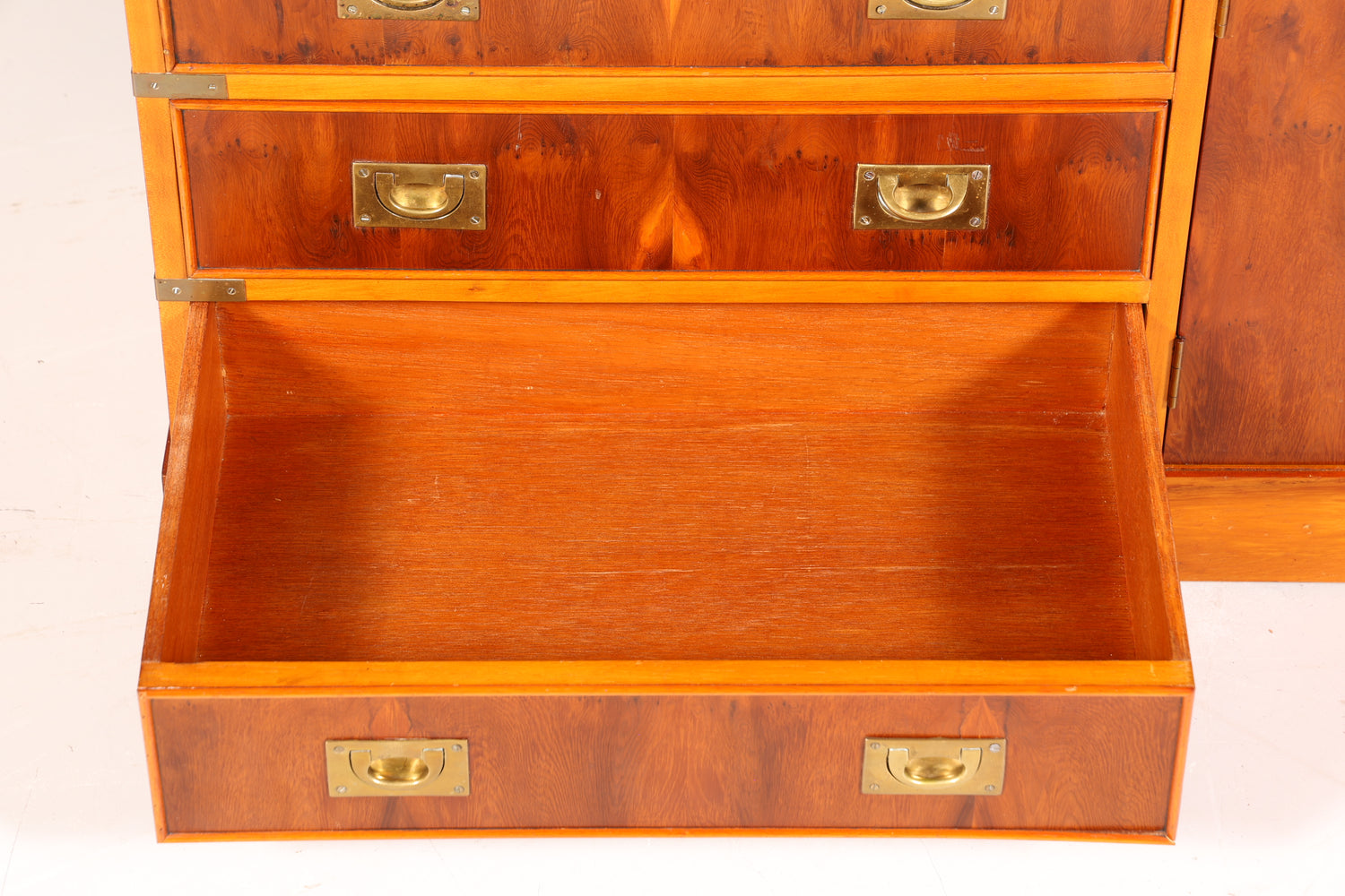 Traumhaftes Maritim Sideboard Englische Schiffs Kommode Englisch Antik Schrank Military Chest