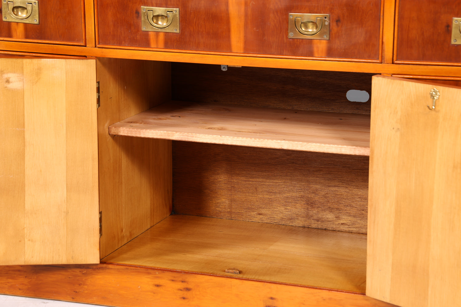 Traumhaftes Maritim Sideboard Englische Schiffs Kommode Englisch Antik Schrank Military Chest