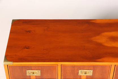 Traumhaftes Maritim Sideboard Englische Schiffs Kommode Englisch Antik Schrank Military Chest